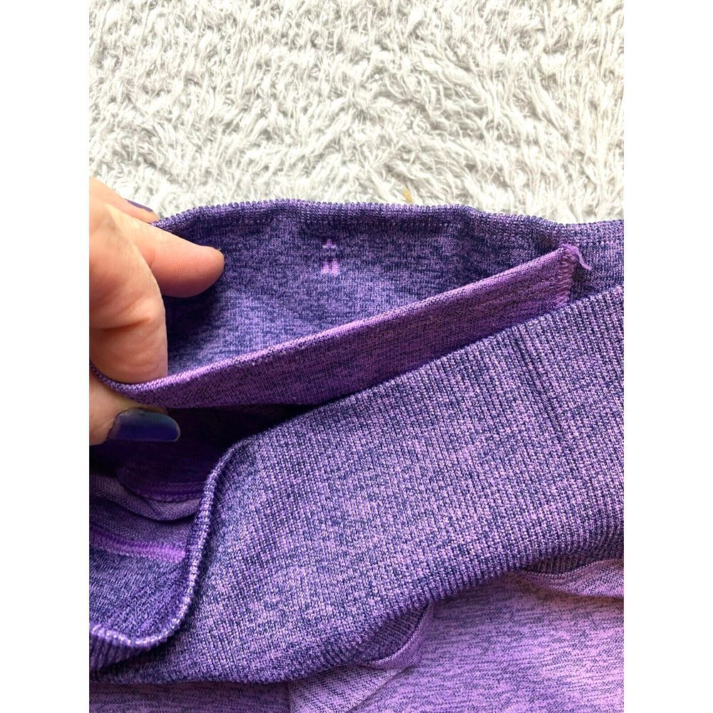 Victoria's Secret Pink Leggings Womens 26x23.5 Purple Active Seamless Workout - Picture 4 of 11